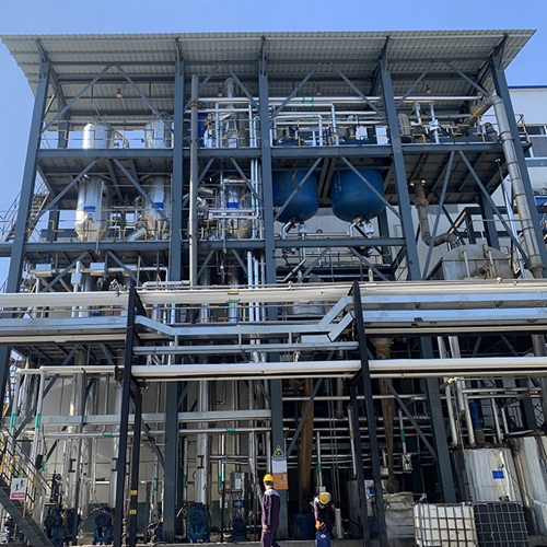 三效蒸發并流流程 三效蒸發并流流程